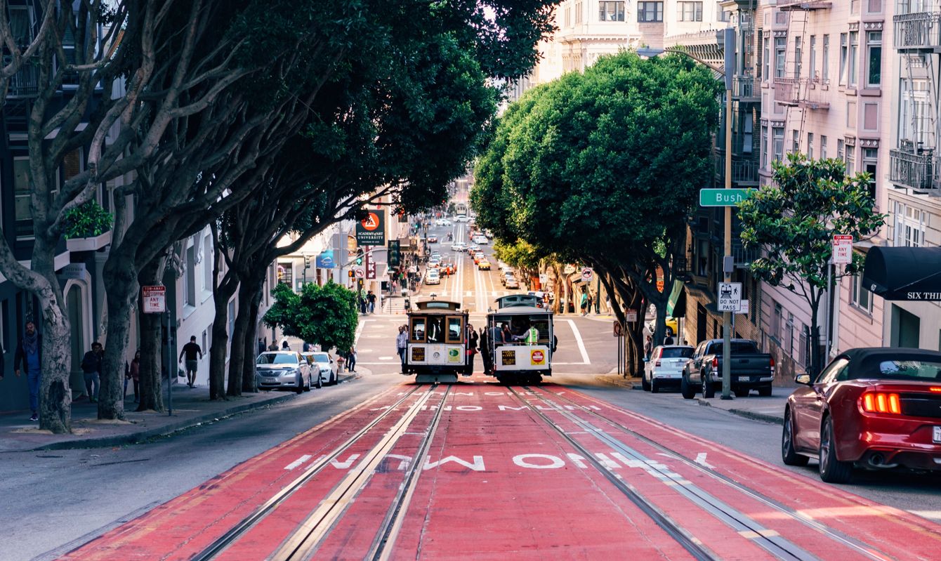 street cars in san francisco